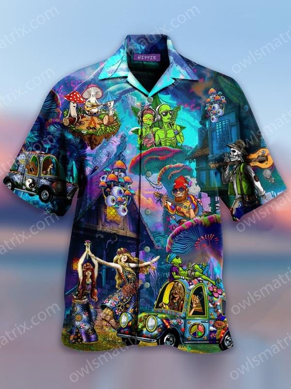 Hippie Love Life Limited – Hawaiian Shirt 1 – Hawaiian Shirt For Men, Hawaiian Shirt For Women, Aloha Shirt