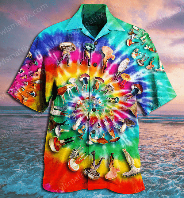 Hippie Mushroom Peace Life Color Limited - Hawaiian Shirt 17 - Hawaiian Shirt For Men