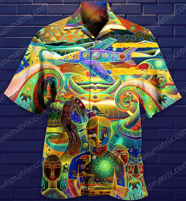 Hippie Peace Life Color Limited - Hawaiian Shirt 30 - Hawaiian Shirt For Men, Hawaiian Shirt For Women, Aloha Shirt