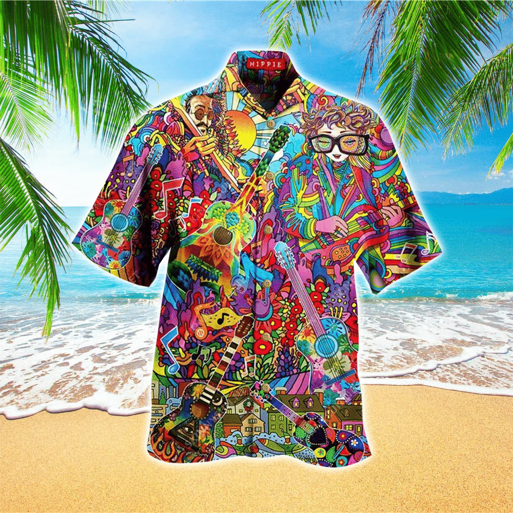 Hippies Hawaiian Shirt for Men and Women