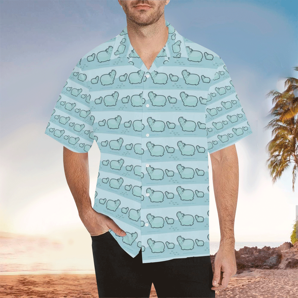 Hippo Aloha Hawaii Shirt Perfect Hawaiian Shirt For Hippo Lover Shirt for Men and Women