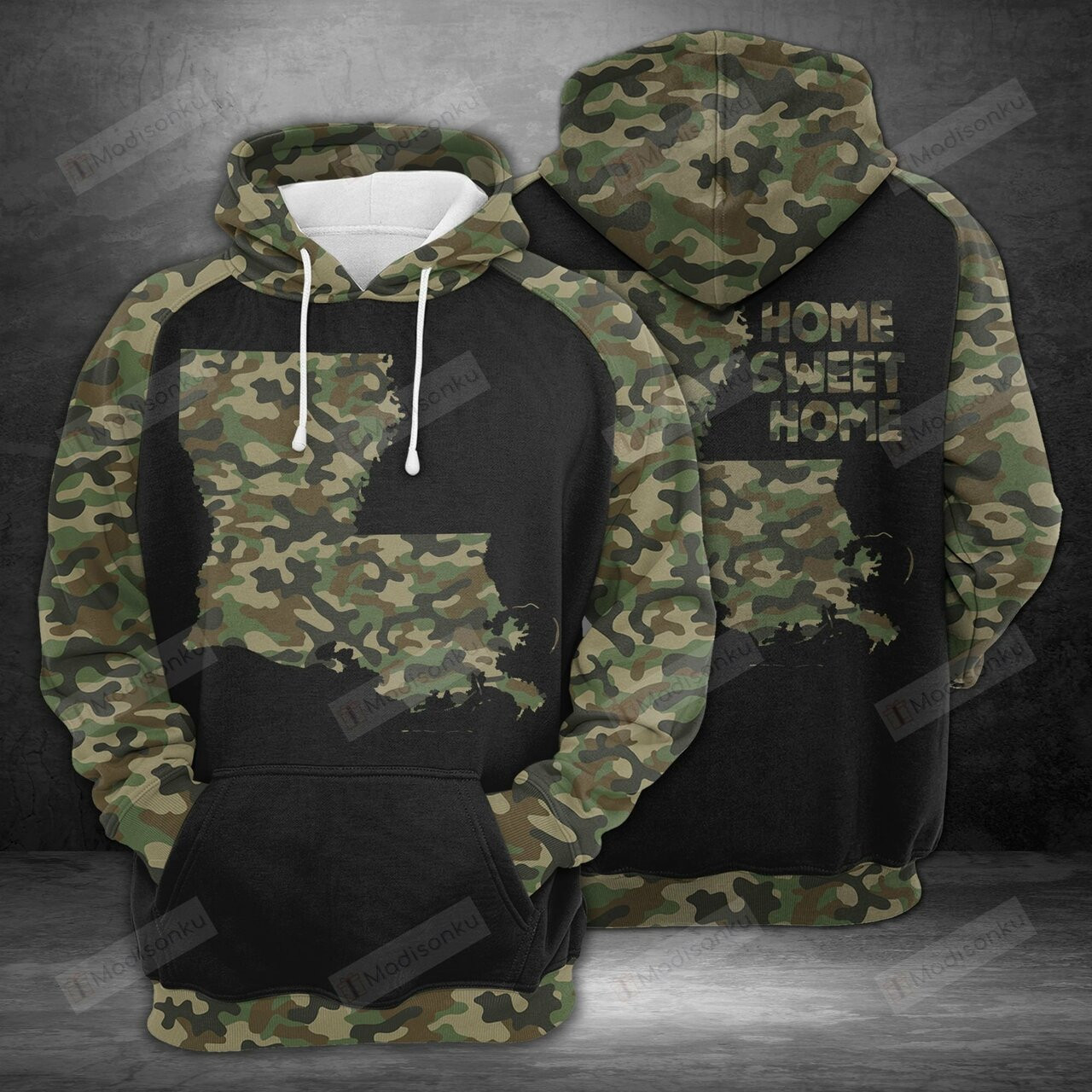 Home Sweet Home Louisiana 3d All Over Print Hoodie