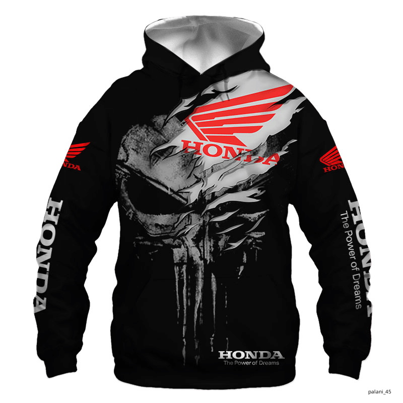 Honda Power Skull Hoodie