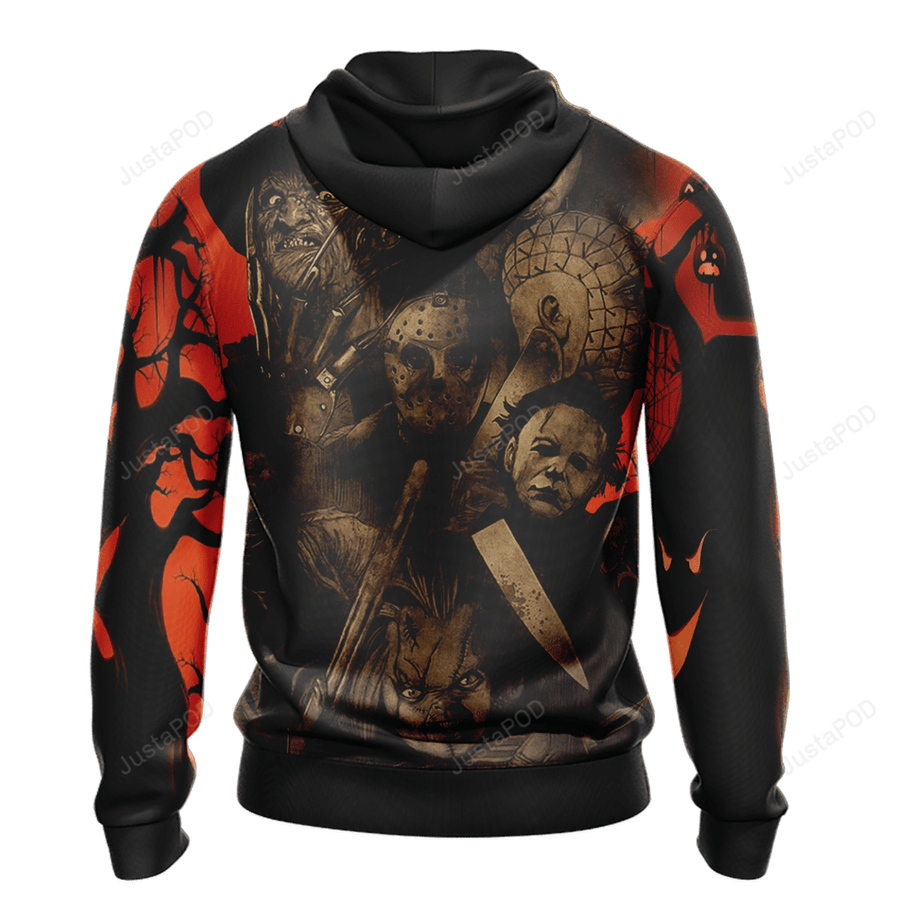 Horror Characters Halloween Tv Show 3d All Over Print Hoodie