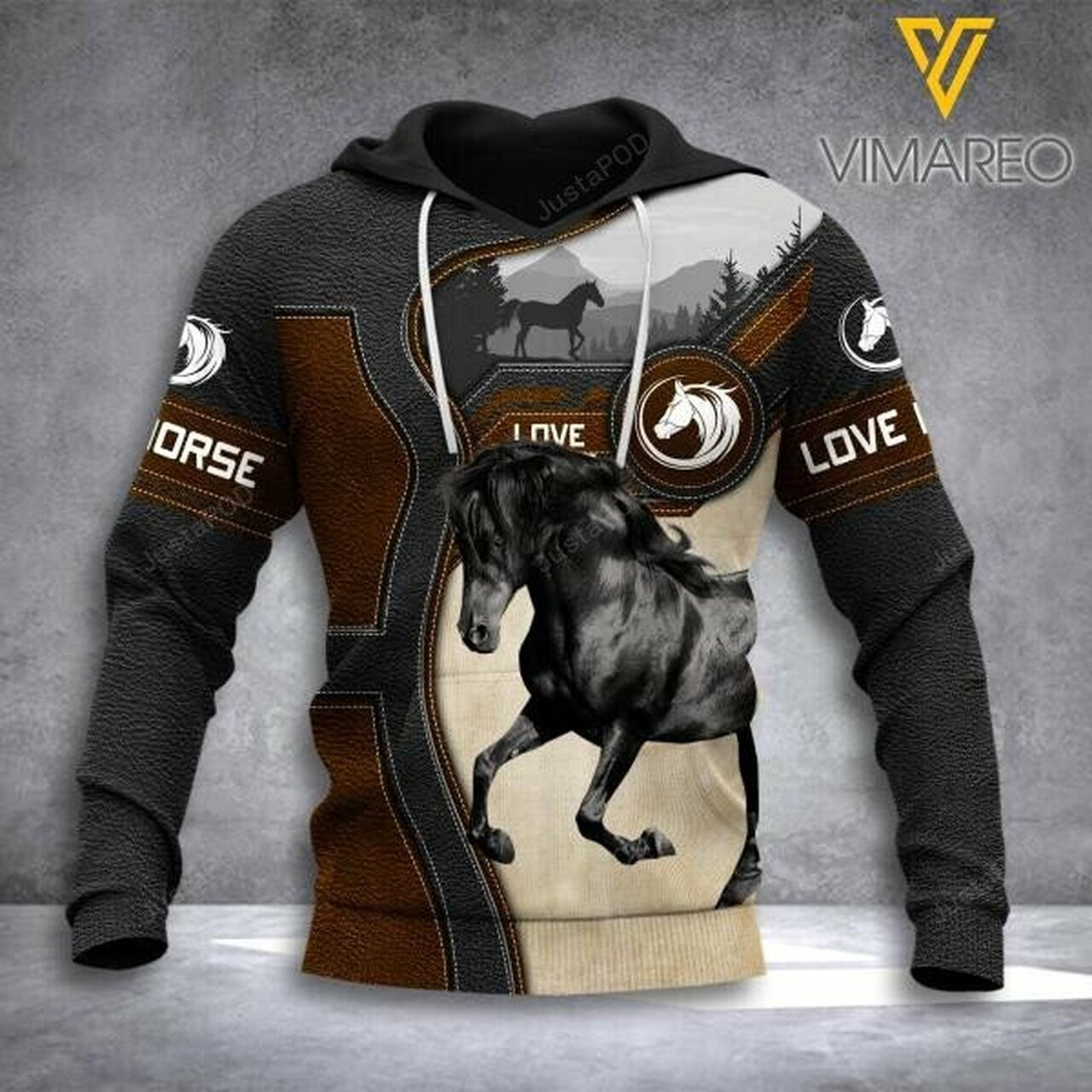 Horse 3d All Over Print Hoodie