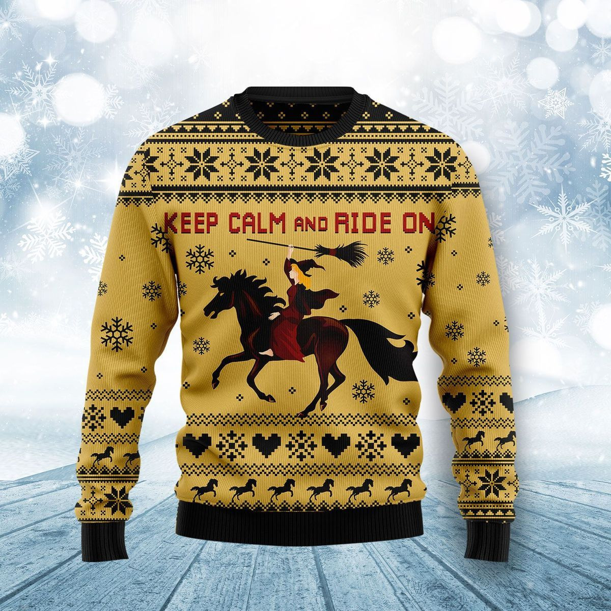 Horse Lover Ugly Christmas Sweater Ugly Sweater For Men Women