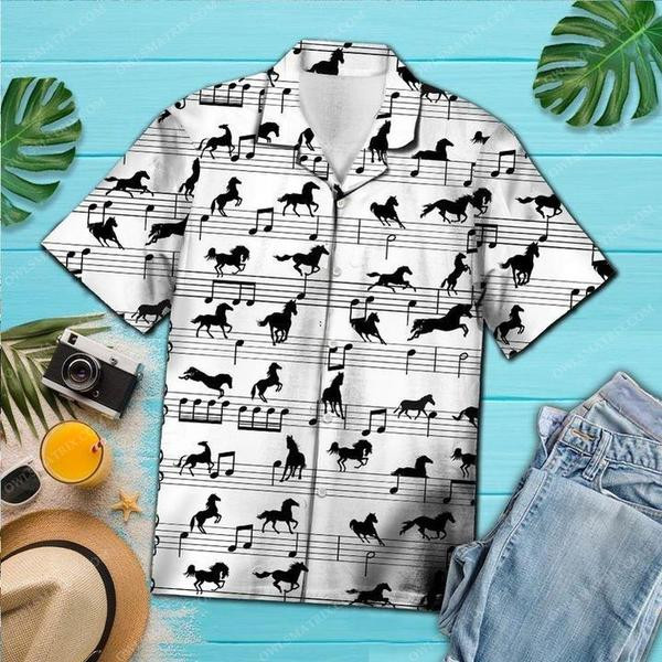 Horse Music Notes Limited - Hawaiian Shirt Hawaiian Shirt For Men