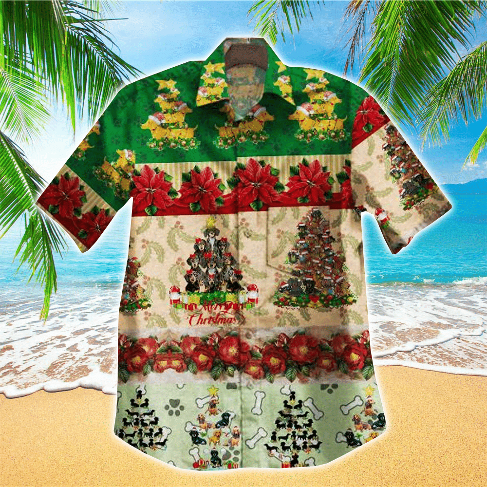 Hot Dachshund Noel Hawaiian Shirt for Men and Women