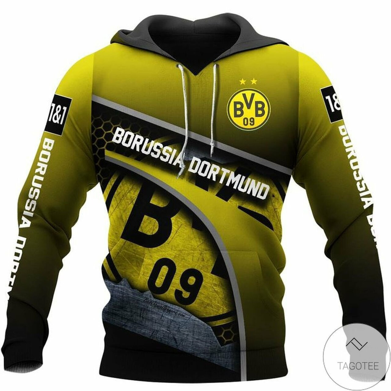 Hot Deal Borussia Dortmund 3d All Over Print Hoodie