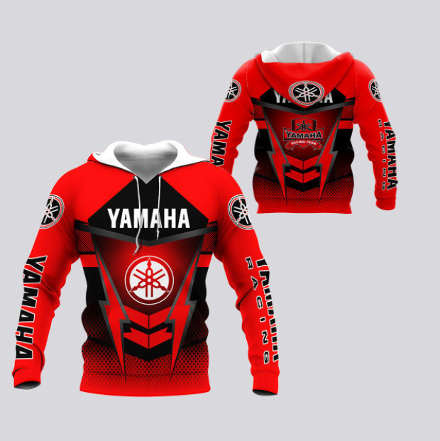 Hot New for Men 3D Hoodie All Over Printed Yamaha Racing AN