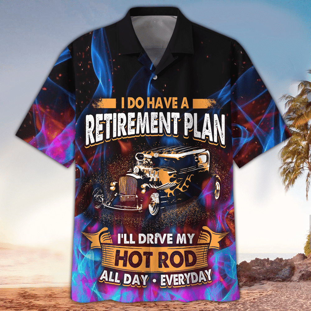 Hot Rod Aloha Shirt Hawaiian Shirt For Hot Rod Lovers Shirt For Men and Women