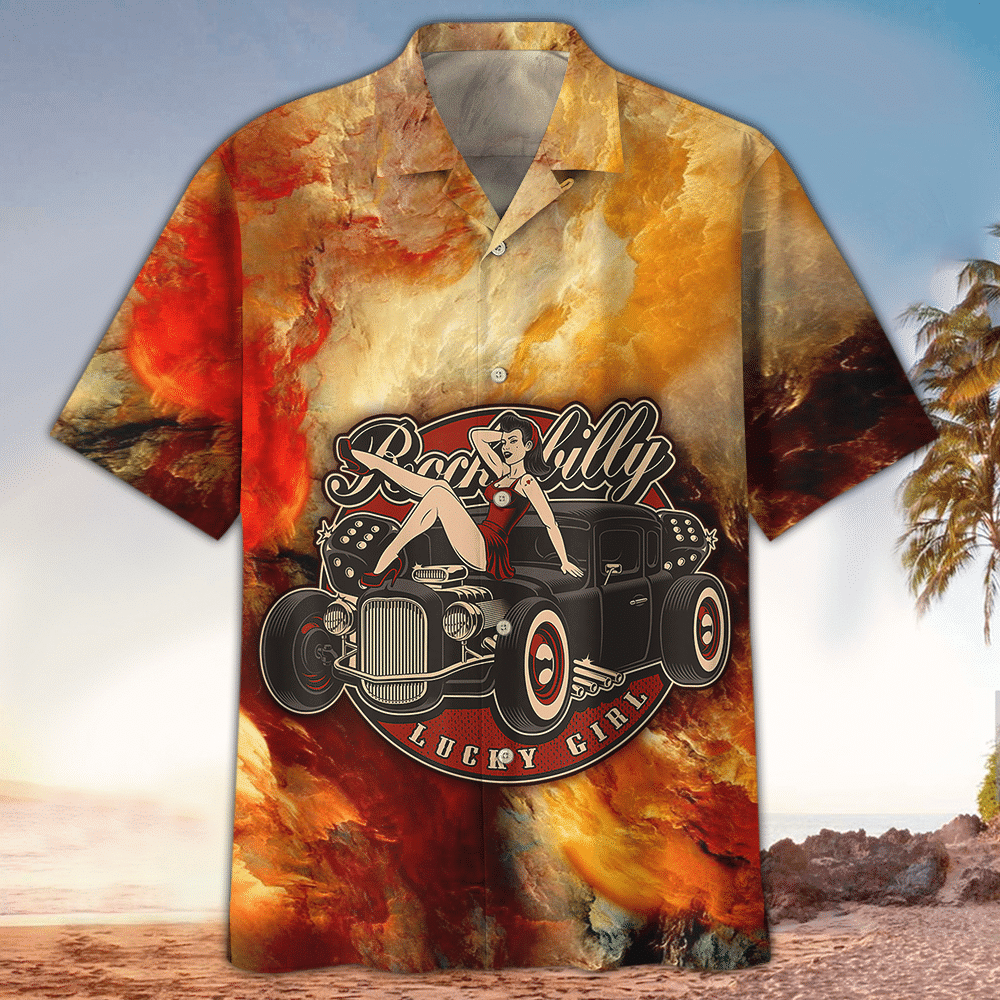 Hot Rod Aloha Shirt Perfect Hawaiian Shirt For Hot Rod Lover Summer Aloha Shirt