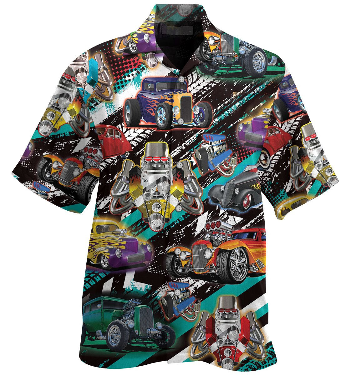 Hot Rod Car Collection Custom Hawaiian Shirt Summer Aloha Shirt