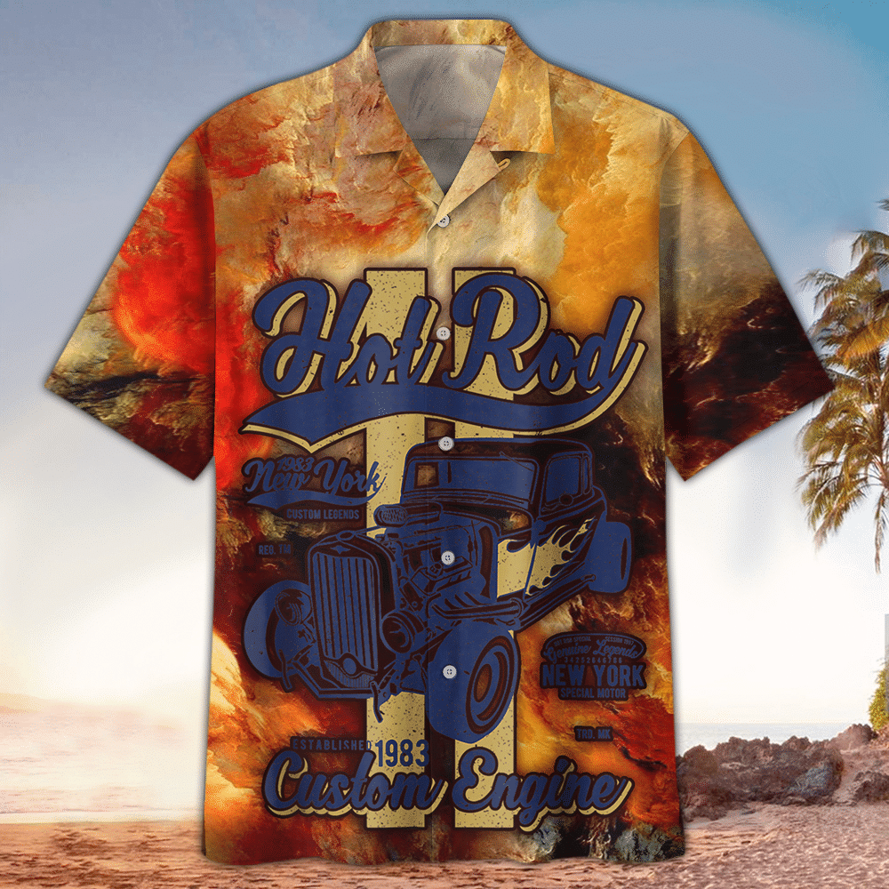 Hot Rod Hawaiian Shirt Hot Rod Lover Gifts Summer Aloha Shirt