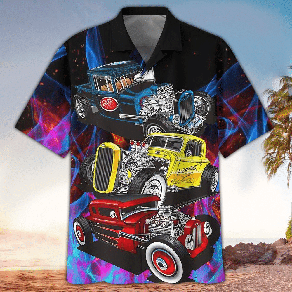 Hot Rod Hawaiian Shirt Hot Rod Lover Gifts Summer Aloha Shirt