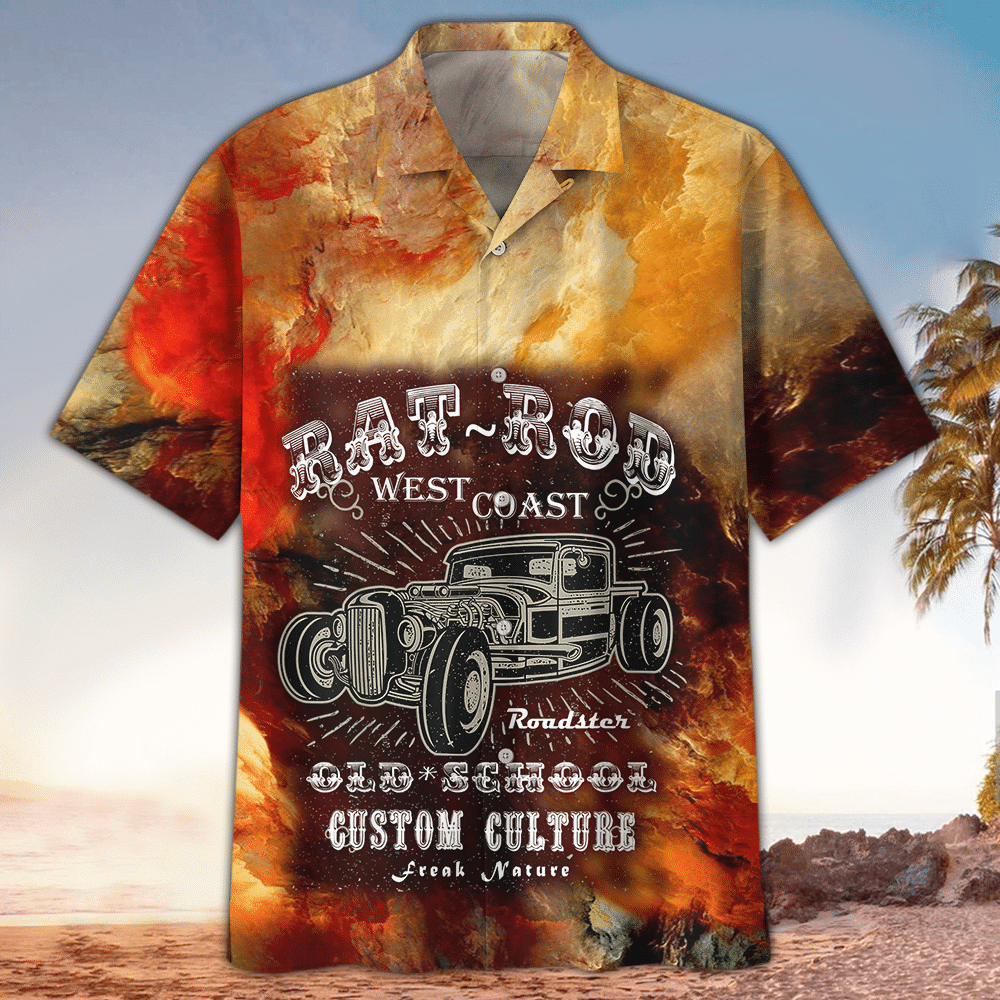 Hot Rod Hawaiian Shirt Hot Rod Lover Gifts Summer Aloha Shirt