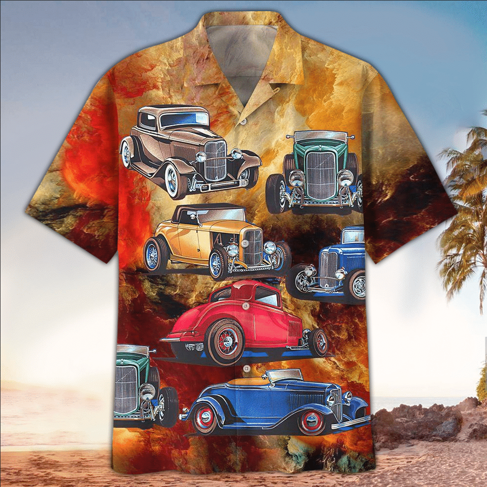 Hot Rod Hawaiian Shirt Hot Rod Shirt For Hot Rod Lover Shirt For Men and Women