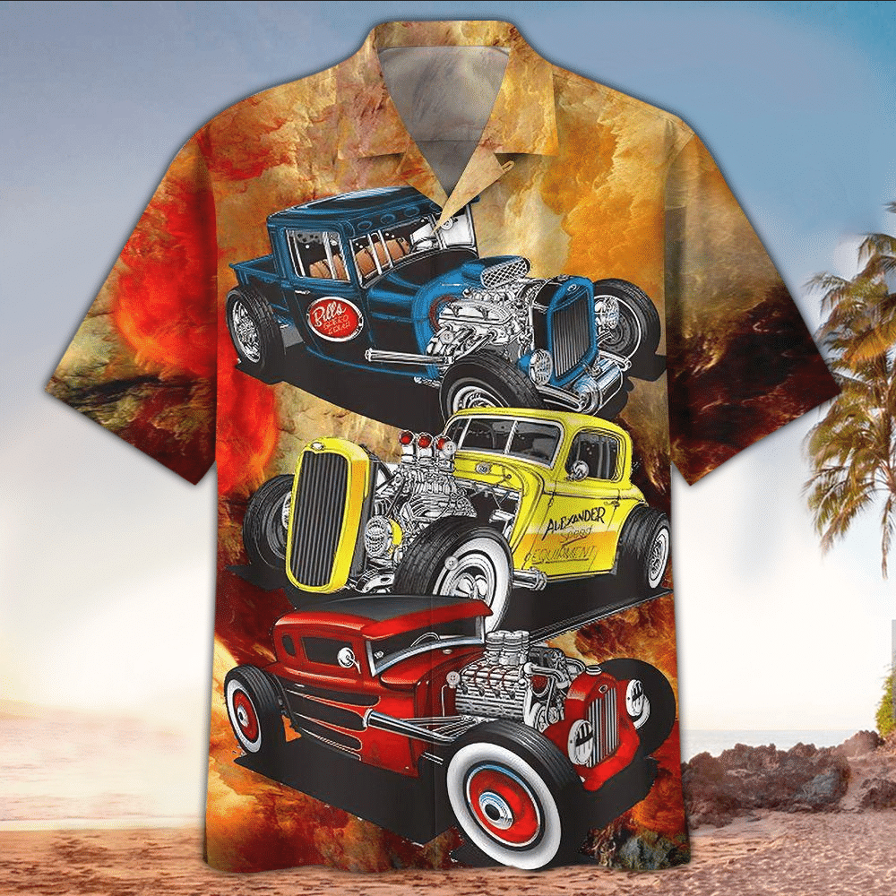 Hot Rod Hawaiian Shirt Hot Rod Shirt For Hot Rod Lover Shirt For Men and Women