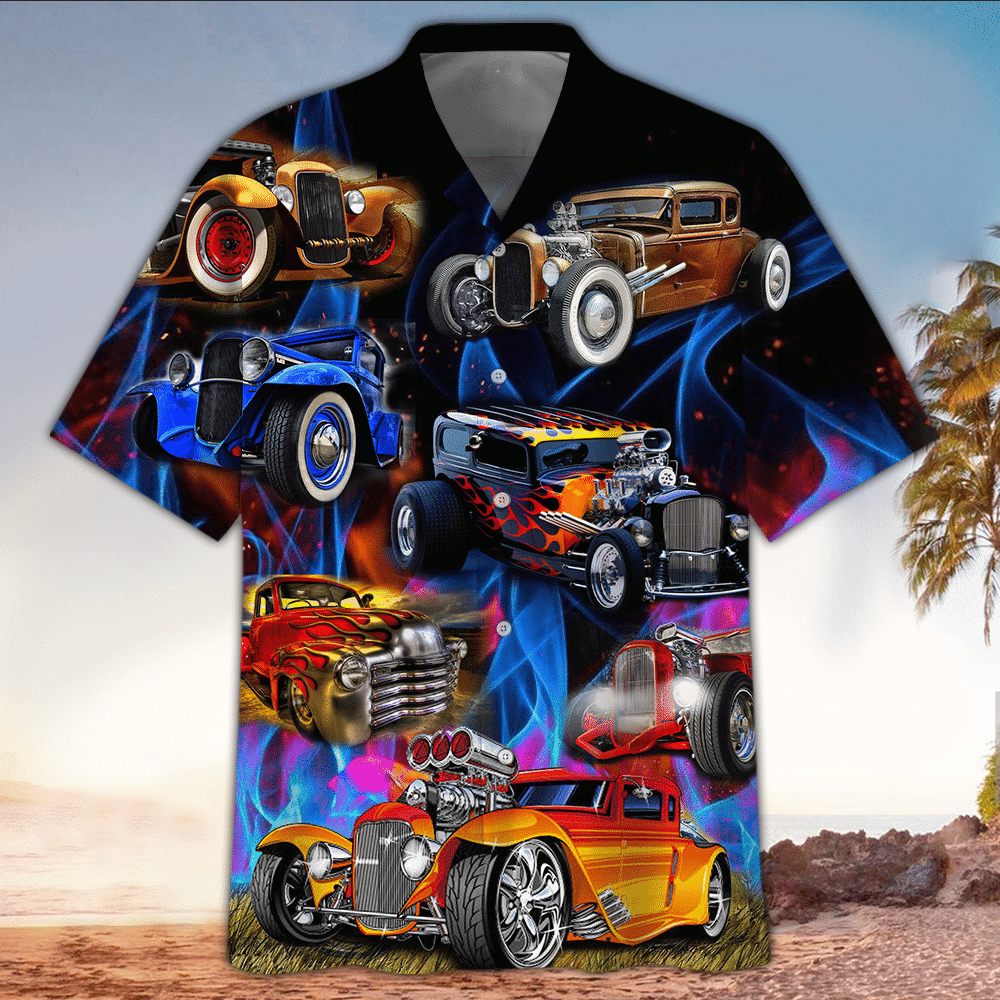 Hot Rod Hawaiian Shirt Hot Rod Shirt For Hot Rod Lover Shirt For Men and Women