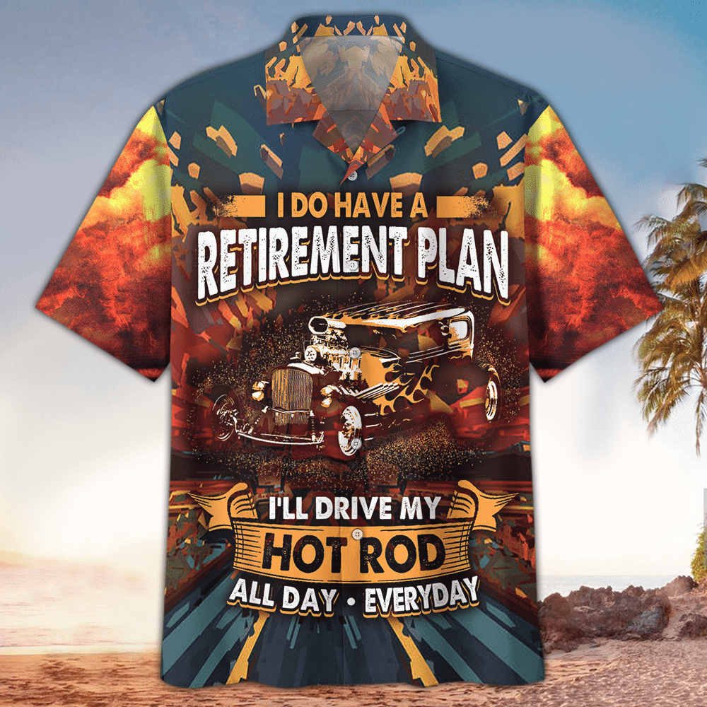 Hot Rod Shirt Hot Rod Clothing For Hot Rod Lovers Summer Aloha Shirt