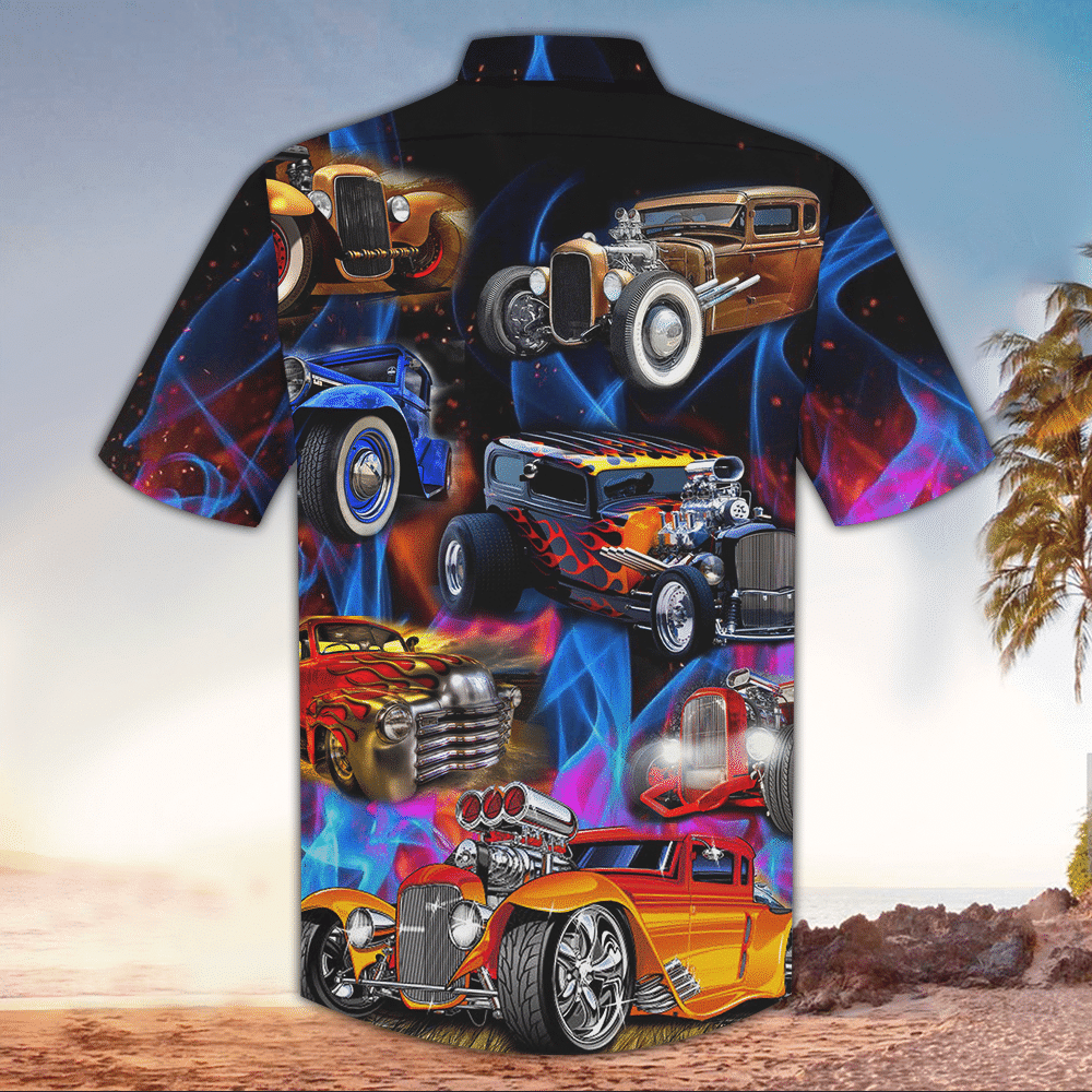 Hot Rod Shirt Hot Rod Clothing For Hot Rod Lovers Summer Aloha Shirt