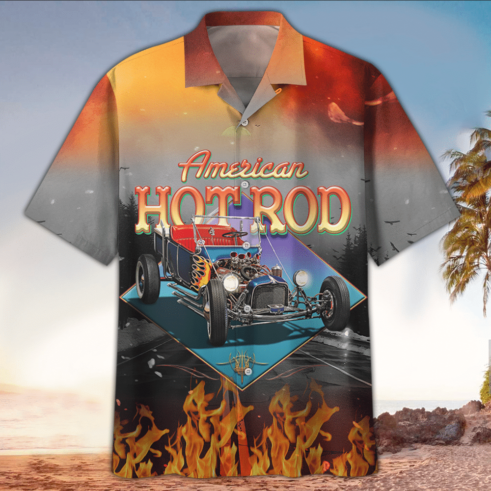 Hot Rod Shirt Hot Rod Hawaiian Shirt For Hot Rod Lovers Summer Aloha Shirt