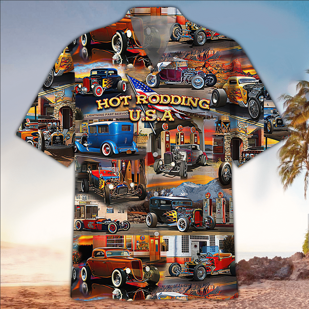 Hot Rod Shirt Hot Rod Hawaiian Shirt For Hot Rod Lovers Summer Aloha Shirt