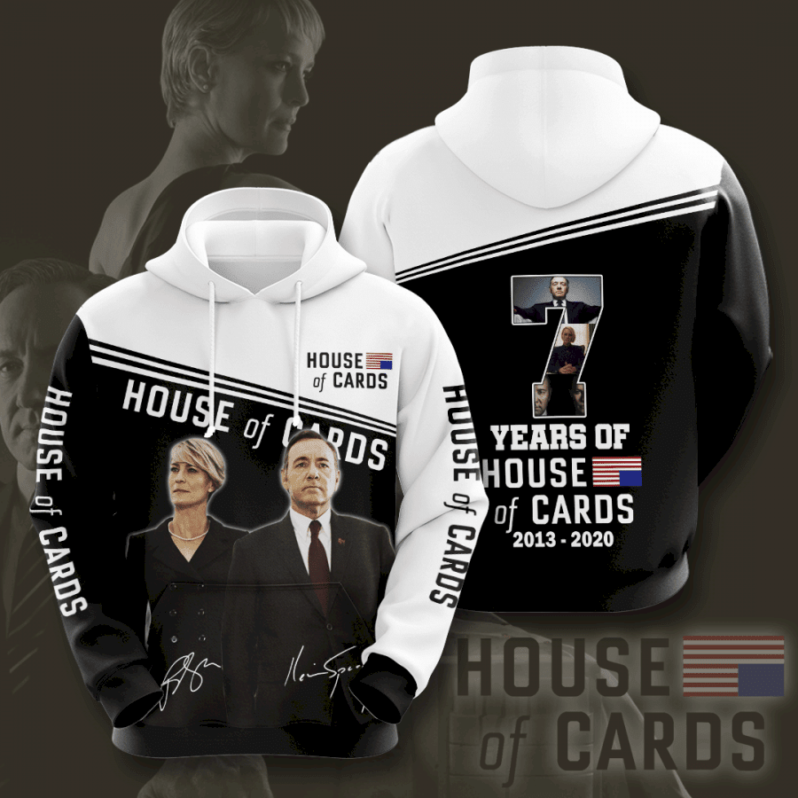 House Of Cards Hoodie 3D All Over Print For Men And Women IPQ3383