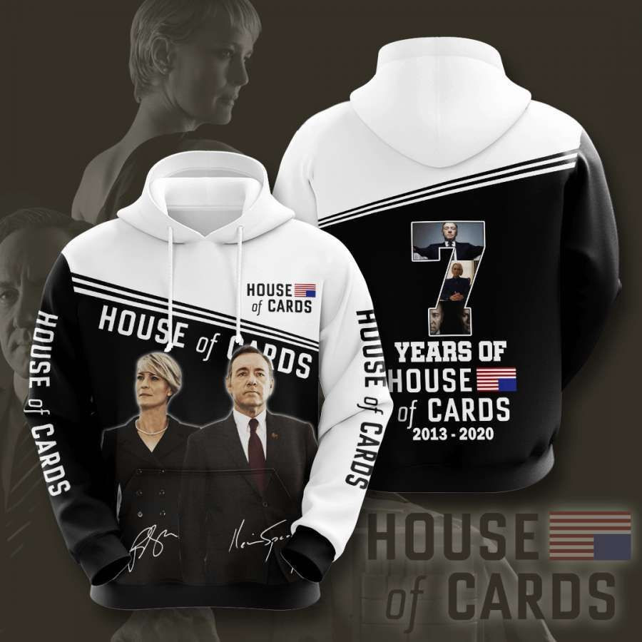 House Of Cards No770 Custom Hoodie 3D All Over Print