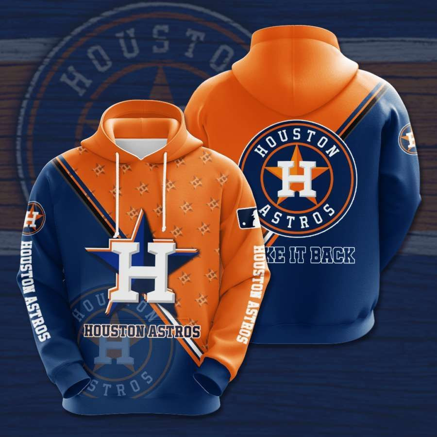 Houston Astros No773 Custom Hoodie 3D All Over Print