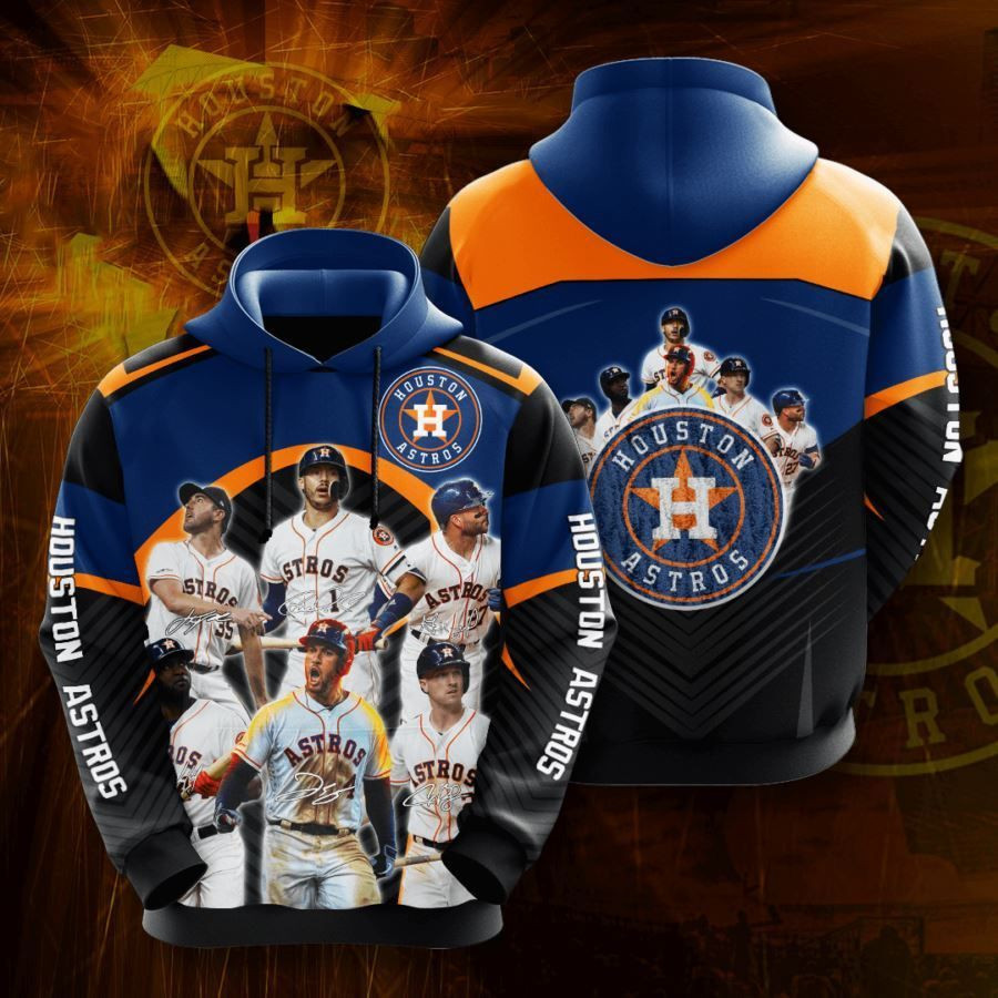 Houston Astros No774 Custom Hoodie 3D All Over Print