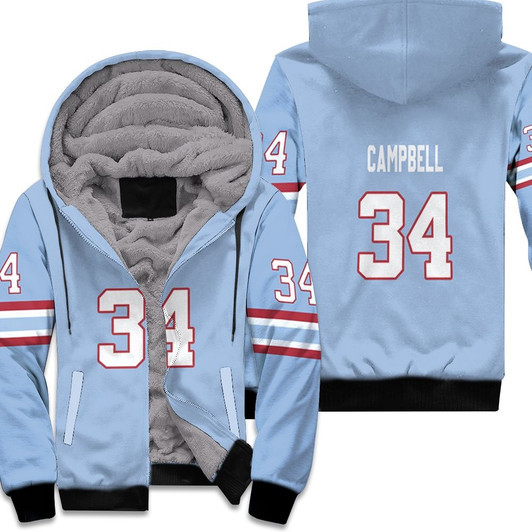 Houston Oilers Personalized 00 1980 Light Blue Match Jersey Style Gift For Oilers Fans Fleece Hoodie