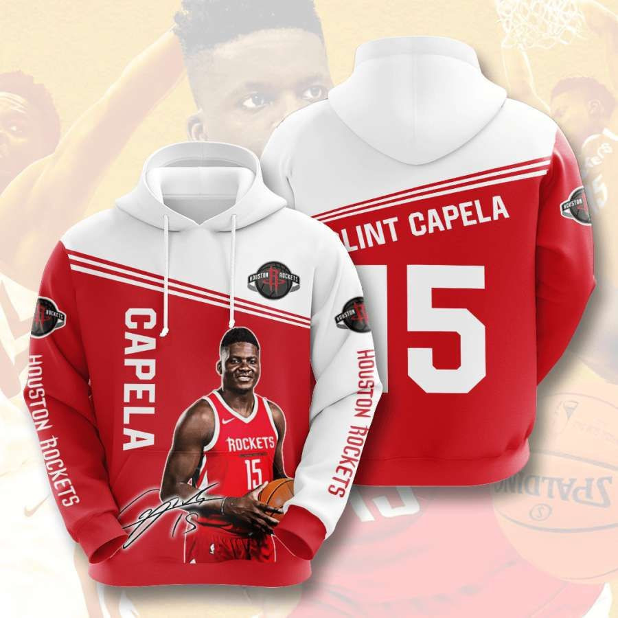 Houston Rockets No790 Custom Hoodie 3D All Over Print