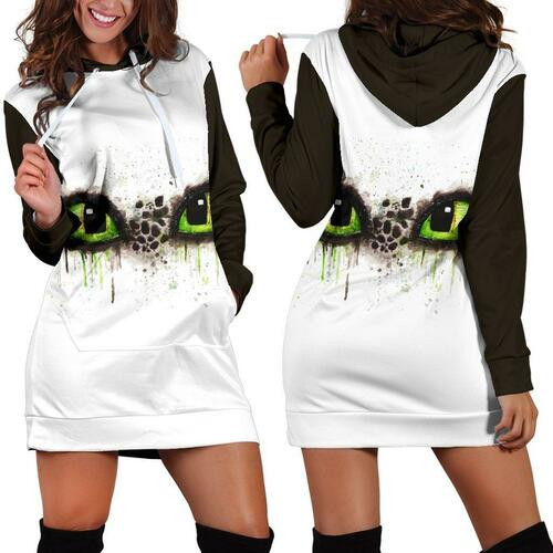 How To Train Dragon Hoodie Dress Sweater Dress Sweatshirt Dress 3d All Over Print For Women Hoodie