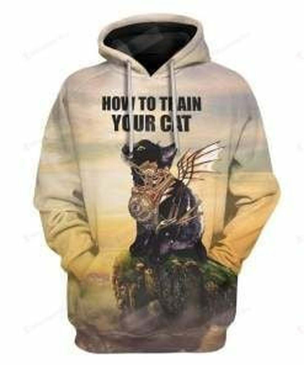 How To Train Your Cat For Unisex 3d All Print Hoodie, Zip-up Hoodie