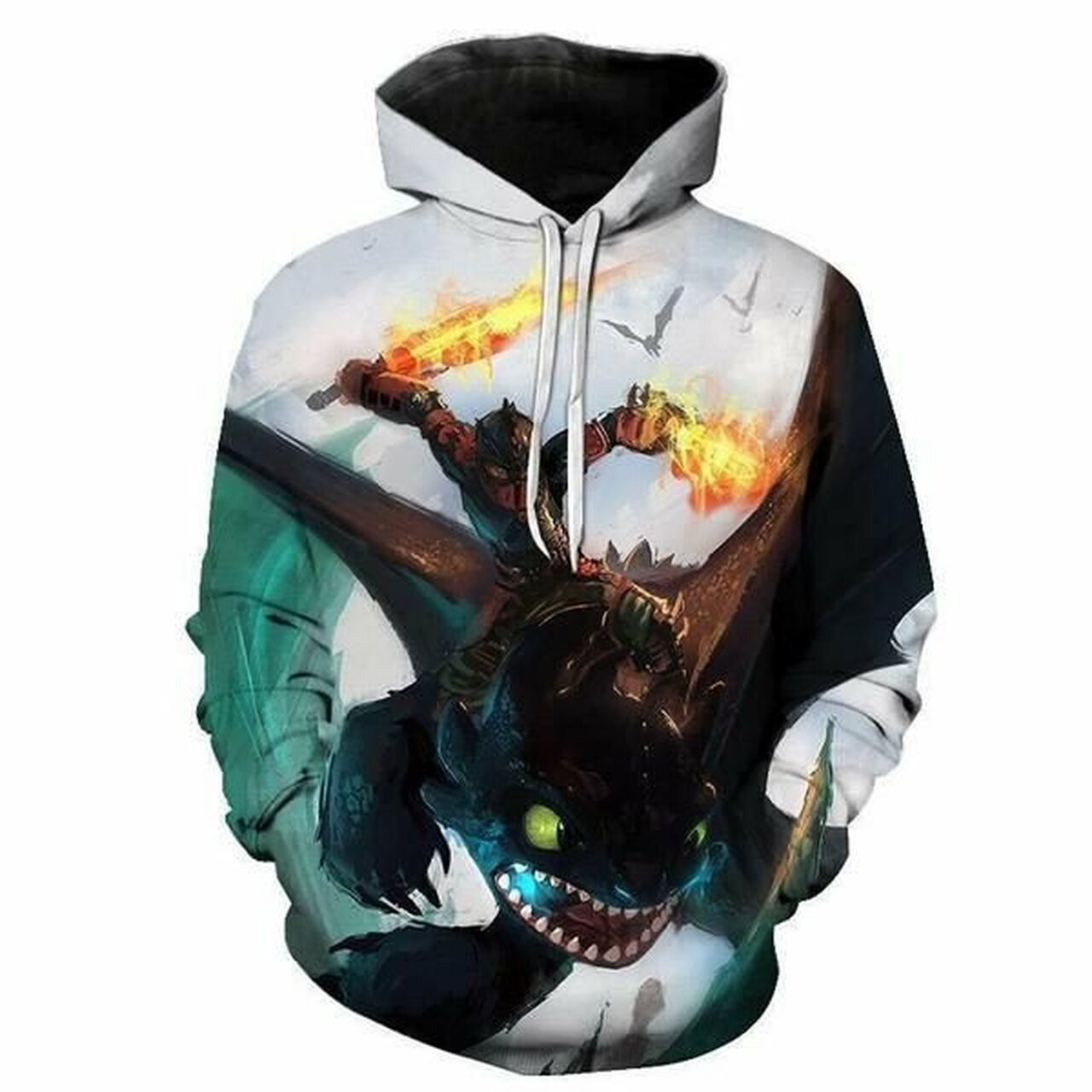 How To Train Your Dragon 3d All Over Print Hoodie
