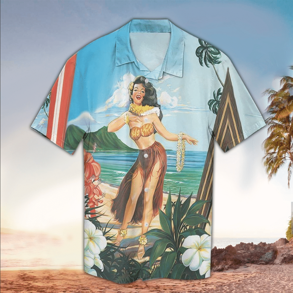 Hula Shirt Hula Hawaiian Shirt For Hula Lovers Shirt For Men and Women