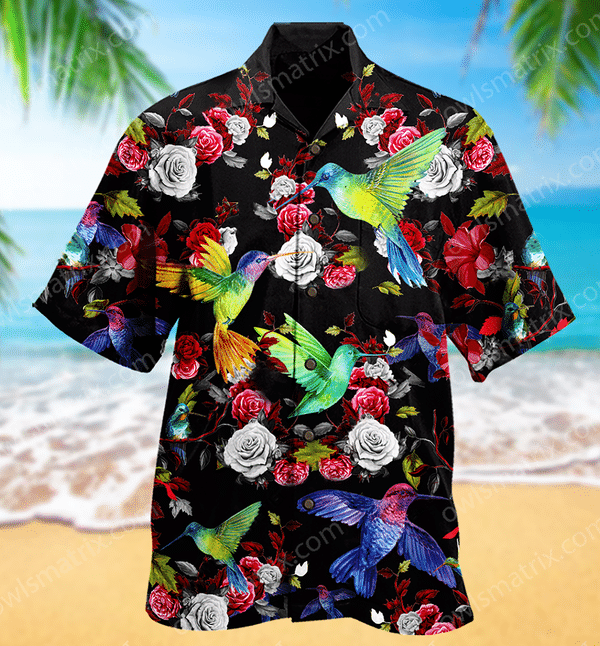 Humming Birds Amazing Floral Limited Edition - Hawaiian Shirt Hawaiian Shirt For Men, Hawaiian Shirt For Women, Aloha Shirt