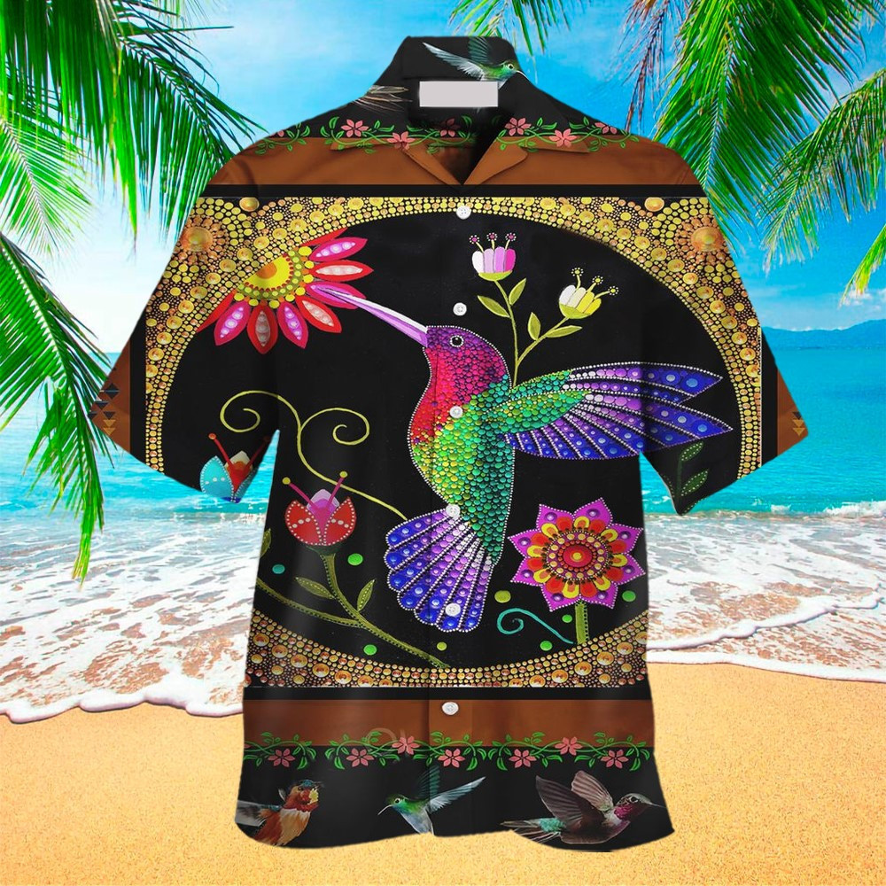 Hummingbirds Aloha Shirt Hawaiian Shirt For Hummingbirds Lovers Shirt For Men and Women