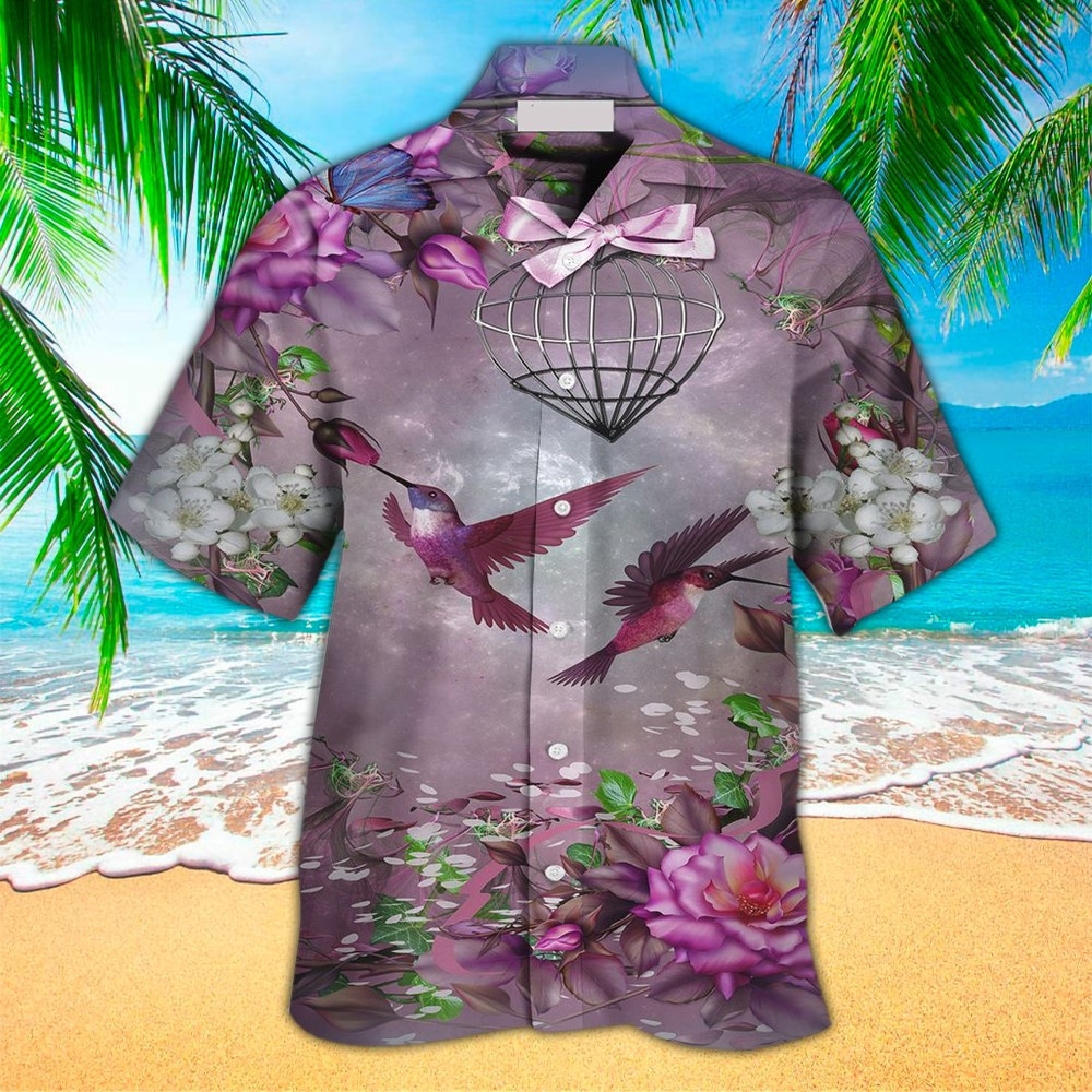 Hummingbirds Hawaiian Shirt Hummingbirds Button Up Shirt For Men and Women