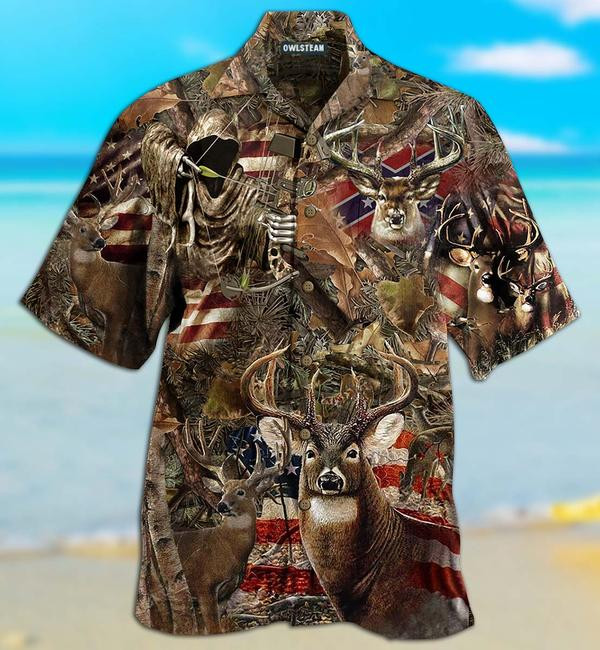Hunting Deer Loves Forest Limited Edition - Hawaiian Shirt Hawaiian Shirt For Men