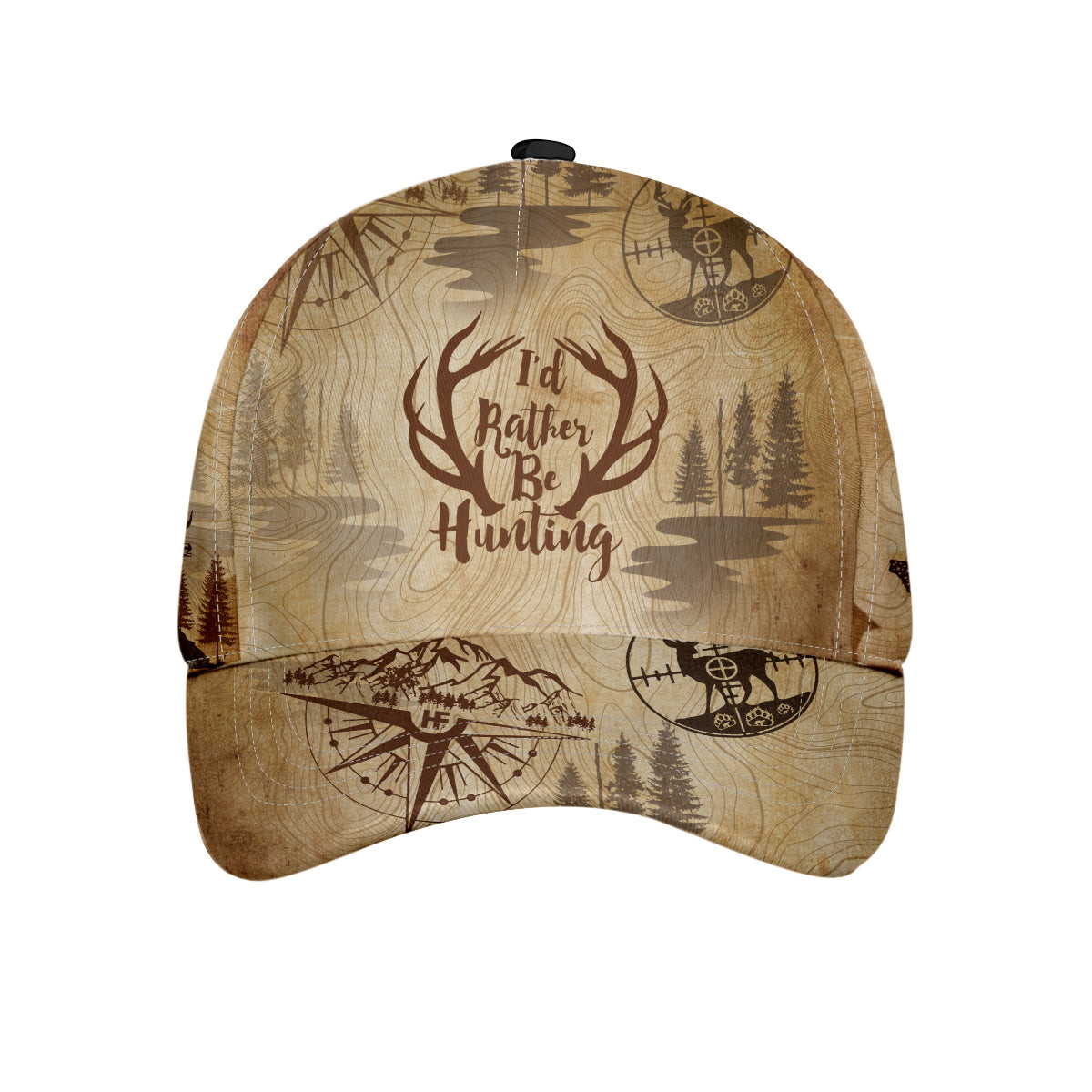 Hunting Id Rather Be Hunting Classic Cap Vintage Hunting Cap Best Hunting Apparel Gift For Hunters