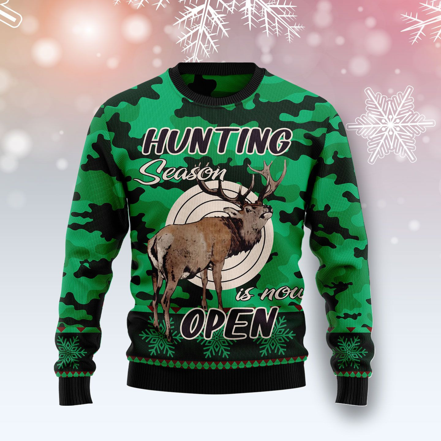 Hunting Season Ugly Christmas Sweater Ugly Sweater For Men Women