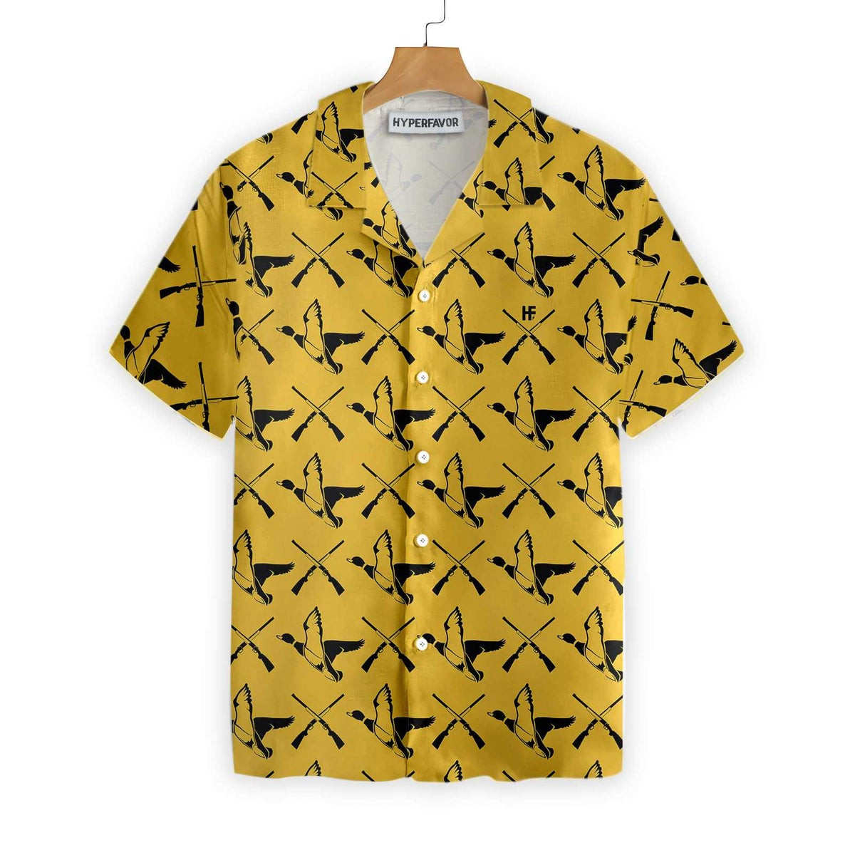 Hunting With Guns  Ducks Hawaiian Shirt