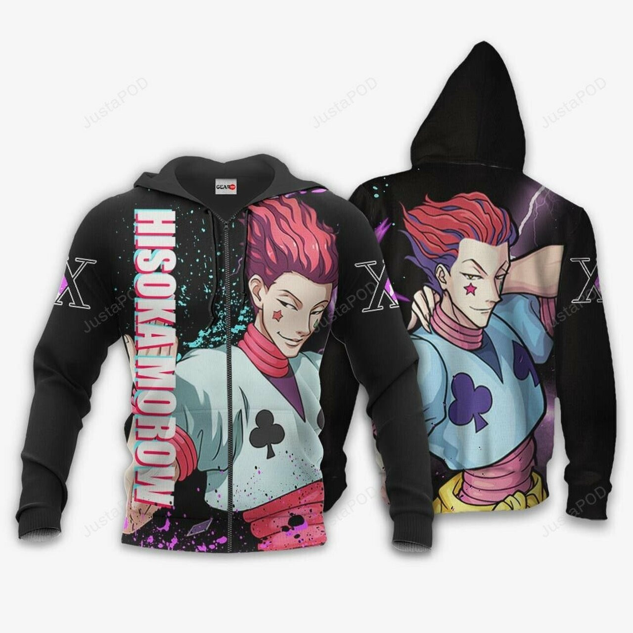 Hxh Hisoka Hunter X Hunter Anime 3d All Over Print Hoodie