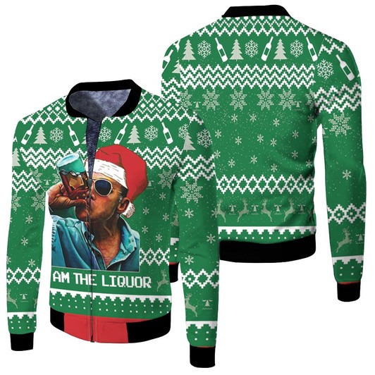 I Am The Liquor Trailer Park Boys Christmas Fleece Bomber Jacket