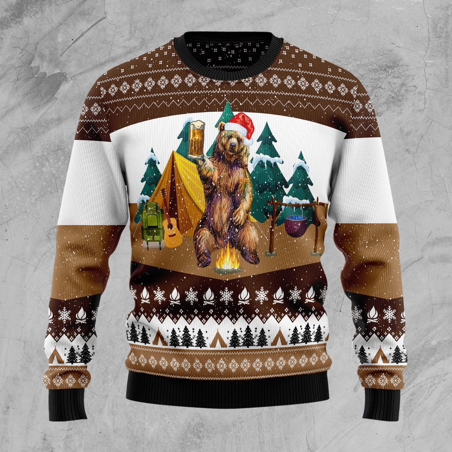 I Hate People Bear Ugly Christmas Sweater