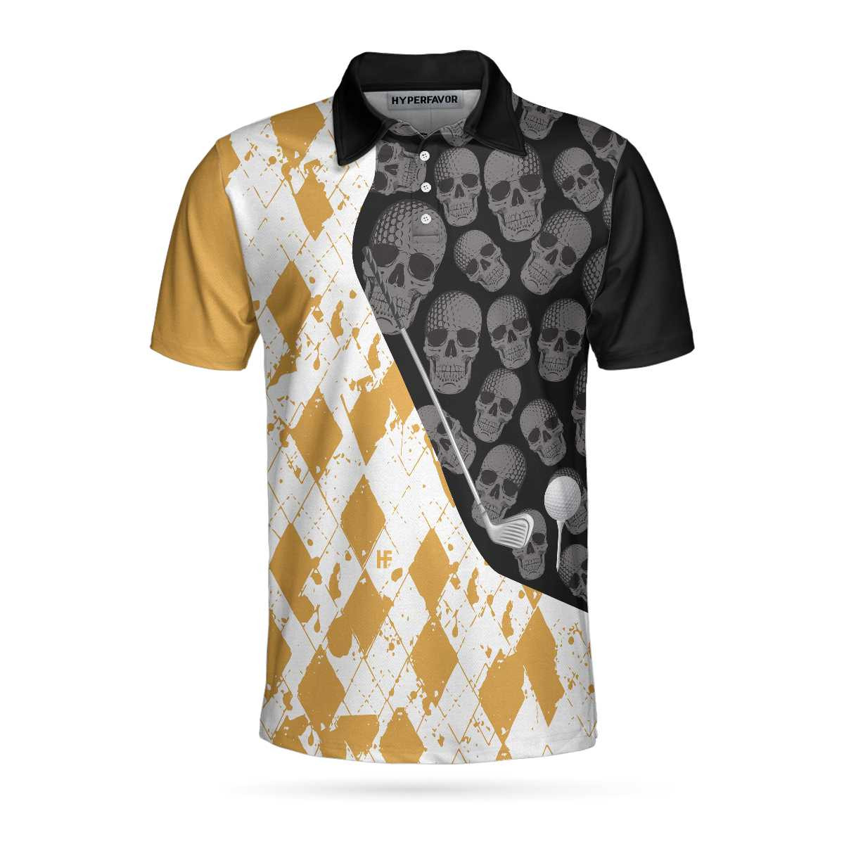 I Just Want To Drink Beer Play Golf And Take Naps Polo Shirt Yellow Argyle Pattern Golfing Shirt For Male Players