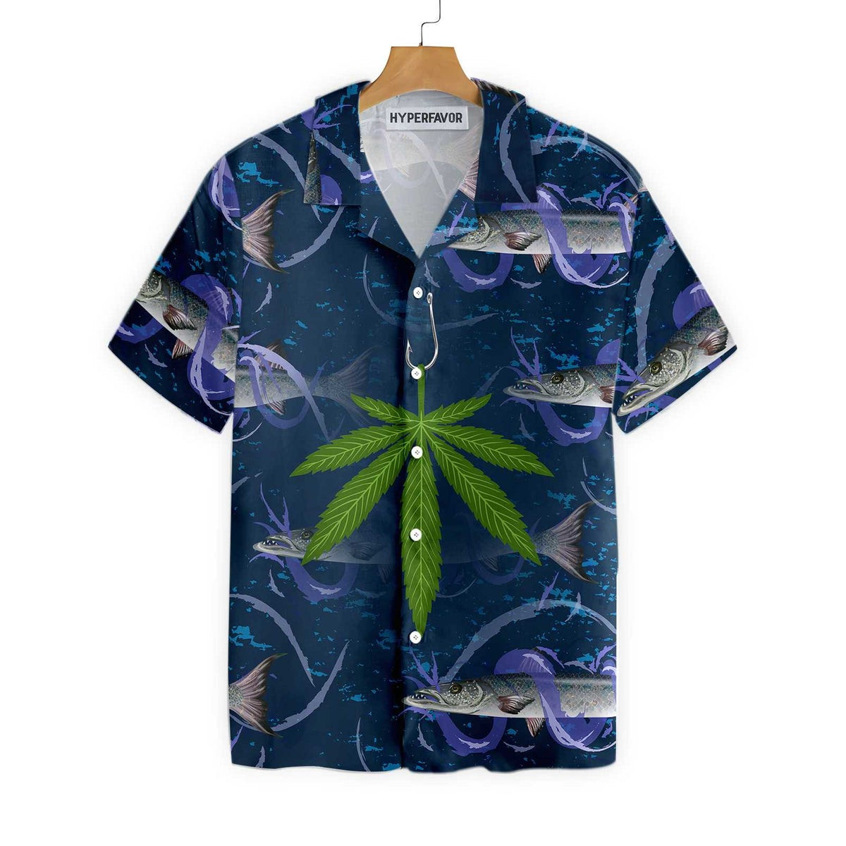 I Just Want To Get High  Go Fishing Hawaiian Shirt