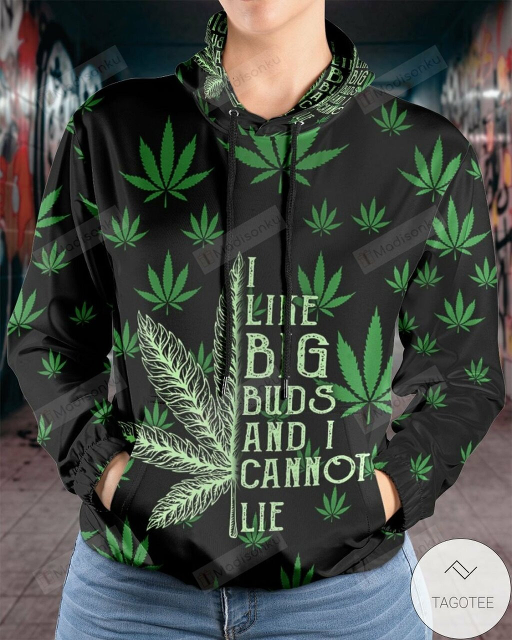 I Like Big Buds And I Cannot Lie Weed 3d All Over Print Hoodie